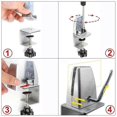 thumbnail image 5 of Adjustable Office Partition Clamps Aluminum Sneeze Guard Support for 1/8 to 1-Inch Panels 6-Pack, 5 of 5
