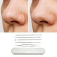 thumbnail image 5 of Unique Bargains Facial Straight Clamp Pimple Extractor Tool Set 6.88"x1.37" Silver Tone 1 Set, 5 of 7