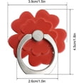 thumbnail image 4 of Support de support d'Anneau de Téléphone Portable, 5 Pack 360 ° Rotation Métal Universel Bague Poignée Support Compatible avec iPhone XS Max XR X 8 7 6 6S Plus Ipad Samsung Tablette Smartphones - 5 Couleurs, 4 of 9