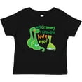 thumbnail image 3 of Inktastic My Grammy and Grandpa Love Me Grandson Dinosaur Boys Baby T-Shirt, 3 of 5