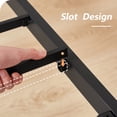 thumbnail image 5 of Queen Size Bed Bed Frame with Headboard, Mattress Foundation Metal Platform Bed, No Box Spring Needed, Black, 5 of 14