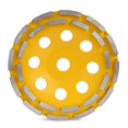 thumbnail image 1 of De dos hileras de diamante de la rueda de la Copa de molienda 180mm Spptty herramientas industriales, 1 of 4
