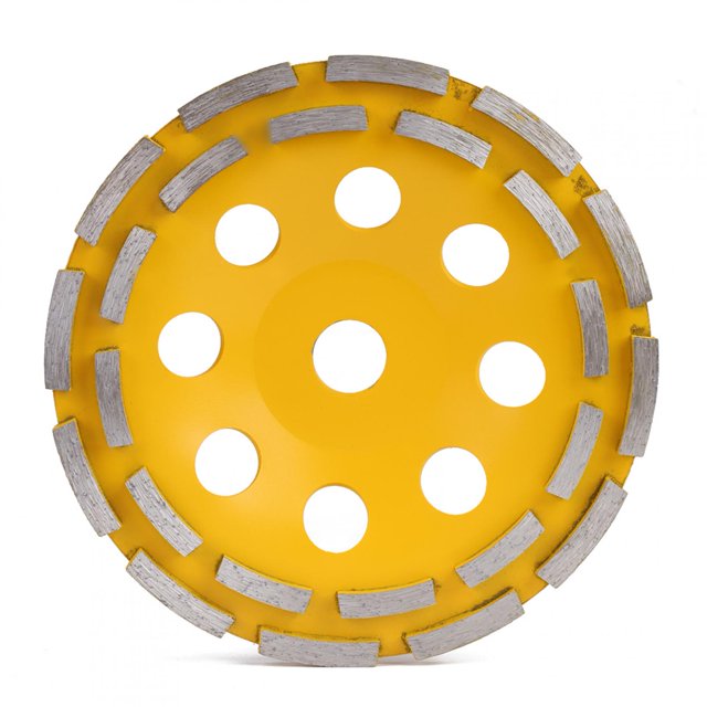 De dos hileras de diamante de la rueda de la Copa de molienda 180mm Spptty herramientas industriales