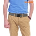 thumbnail image 2 of WHIPPY Men's Elastic Belt Non Metal Stretch Belt Nickel Free Web Belts for Jeans Pants Unisex, 2 of 5