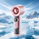 thumbnail image 1 of High-Speed Digital Display Handheld Fan USB Rechargeable Powerful Wind Small Fan Portable Desktop Fan For Home Office Outdoor, 1 of 6
