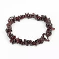 thumbnail image 3 of K-KED Natural Healing Quartz Gravel Hand Strings Crystal Gems Stretchy Bracelet Chakra-Garnet Quartz, 3 of 6