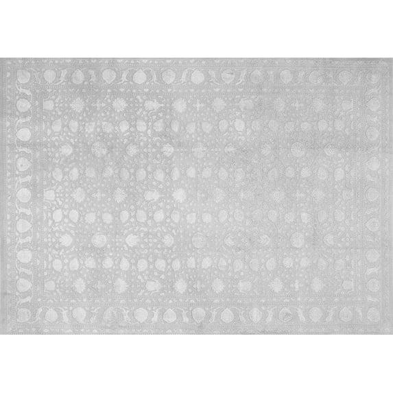 Ahgly Company Indoor Rectangle Persian Gray Traditional Area Rugs, 3' x 5'