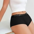 thumbnail image 2 of Women's Brief Underwear High Waist Hipster Panties Pattern Design High Cut Full Coverage Brief, 2 of 6