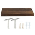 thumbnail image 2 of TOPINCN Wood Wall Shelf Floating Shelves, Floating Wall Shelves, For Store Books Store Photos, 2 of 8
