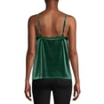 thumbnail image 3 of No Boundaries Juniors’ Velvet Cami Top, 3 of 5