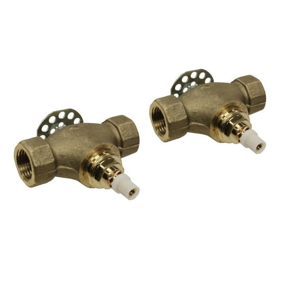 Perrin And Rowe U.3261R-2 1/2" Rough In Valve For Wall Mount Cross Set