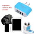 thumbnail image 2 of Dalazy Candy Couleur 3 USB Chargeur de Voyage Chargeur Mural Adaptateur d'Alimentation de Téléphone Portable Intelligent pour Tablettes, 2 of 7