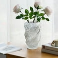 thumbnail image 2 of Jarrón de vidrio luminoso, moderno y sencillo, con flores hidropónicas, para arreglos florales decorativos., 2 of 6