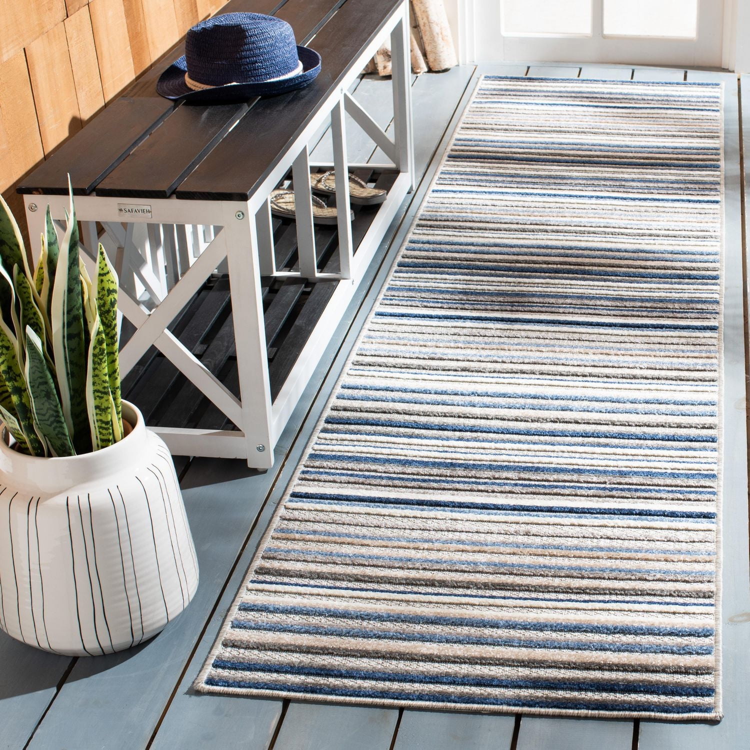 Safavieh Cabana Siomha Tapis Rayé Extérieur