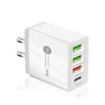 thumbnail image 1 of Cargador de teléfono móvil de carga rápida PD36W 5V4A PD + 3USB cabezal de carga del adaptador Irfora  Toma de corriente, 1 of 6