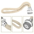 thumbnail image 1 of Baohd Fragrance Lamp Wick Cotton Rope Oil Diffuser Replacement Wick Burner Candles Making Office Spare Parts Christmas Present Silver Small, 1 of 8