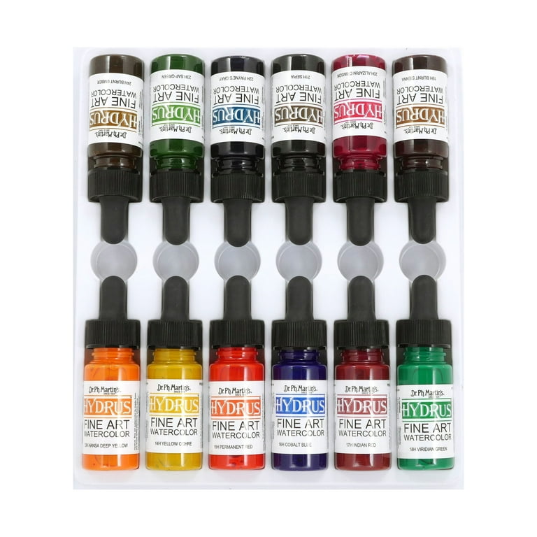 Dr. Ph. Martin's Hydrus Fine Art Watercolor Set, 0.5 oz, Set