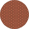 thumbnail image 1 of Ahgly Company Indoor Round Patterned Papaya Orange Area Rugs, 8' Round, 1 of 6