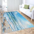 thumbnail image 3 of Area Rug for Bedroom Sea Waves Seagulls Washable Rugs 2x3 Modern Soft Non-Slip Floor Carpet Indoor Outdoor Rug Entryway Rug for Living Room Laundry Room, 3 of 8
