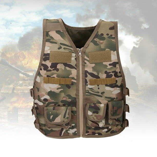Chaleco De Camuflaje Táctico Militar Con Escudo De Equipo De | Meses