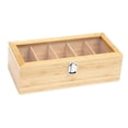 thumbnail image 2 of Caja de almacenamiento para bolsitas de té, organizador de café premium dividido, soporte para té, caja clasificadora de cápsulas de café para, 2 of 9