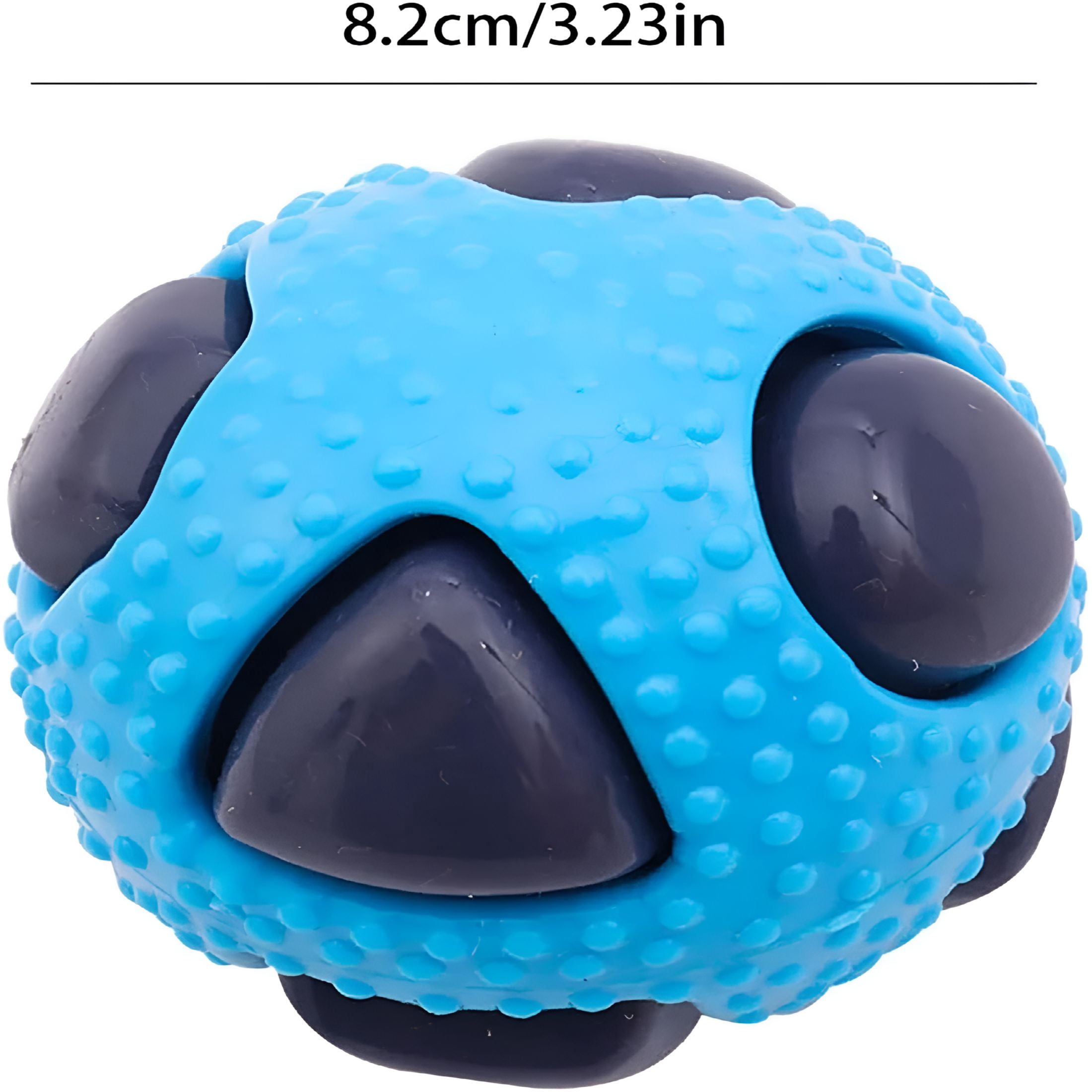 BESTSKY Puppy Chew Toy Balls, Long-Lasting, Anti-chew Pet Teething Toy That Relieves Boredom, Great for Small Dogs (Green Orange)