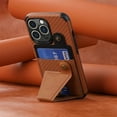 thumbnail image 7 of Allytech Kickstand Case for iPhone 14 Pro Max 2022 5G, Business Style Ultra Slim Card Holder Stand Case Magnetic PU Leather Anti-Scratch Cover for iPhone 14 Pro Max 6.7", Brown, 7 of 7