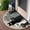 B, variant on Half Circle Door Mat 16”x24” Non-Slip Washable Welcome Mat, Profile Front Door Mat Semicircular Entrance Doormat, Dirt Trapper Floor Mat for Indoor Outdoor Entryway Patio