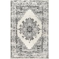 thumbnail image 3 of JONATHAN Y BOHEMIAN FLAIR 5 x 8 Area Rug, Inigo Cottage Medallion - Dark Gray/Cream, BMF107B-5, 3 of 7