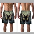 thumbnail image 3 of luoweisi Men's Beach Shorts Quick Dry Swim Trunks with Mesh Lining Butterfly L, 3 of 5