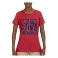 thumbnail image 2 of Straight Outta Los Angeles LA Fan | Fantasy Baseball Fans | Womens Sports Graphic T-Shirt, Red, 2XL, 2 of 4