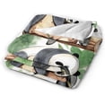 thumbnail image 2 of Yibo Boho Paisley Flowers Blanket Flannel Soft and Comfortable Anti-static Bed Sofa Blanket, 2 of 9
