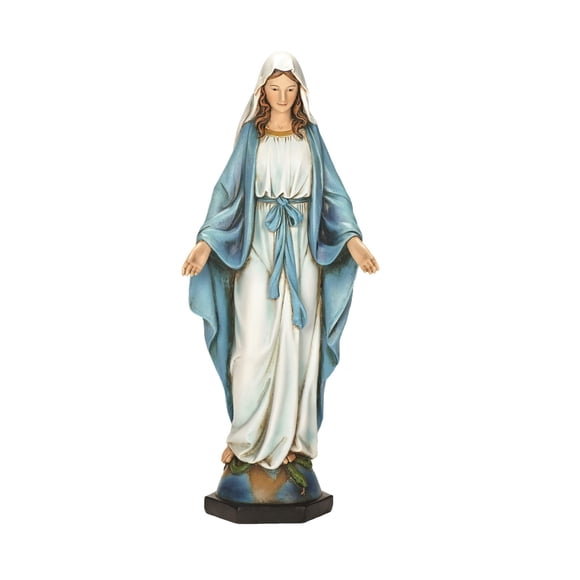 Joseph's Studio by Roman – 10.25" Our Lady of Grace Statue on Decorative Base, Catholic Religious Figurine for Home Décor