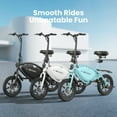 thumbnail image 6 of ANCHEER 14" Foldable Electric Bike for Adults, Peak 500W Electric Bicycles, 48V 374Wh City Commuter Cruiser Ebikes, 20MPH Compact Electric Mini Bike for Teens, LED Display, UL 2849, 6 of 7