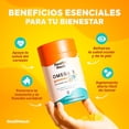 thumbnail image 3 of Omega 3 Gummies Health Hack con DHA y EPA Sabor Piña sin Azúcar 60 Gomitas, 3 of 8