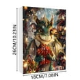 thumbnail image 3 of chaungfeng Christmas Arrival Calendar - 24-Day Dragons Pendant Countdown Calendar,Seasonal, Acrylic Ornaments for Window Wall Fence Mantel Living Room Tree Gift, 3 of 8