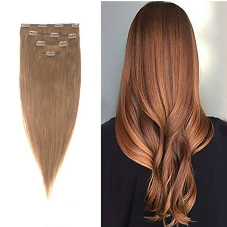 Florata 13 19inch Straight Full Head Grade 7a 100 Remy Human Hair