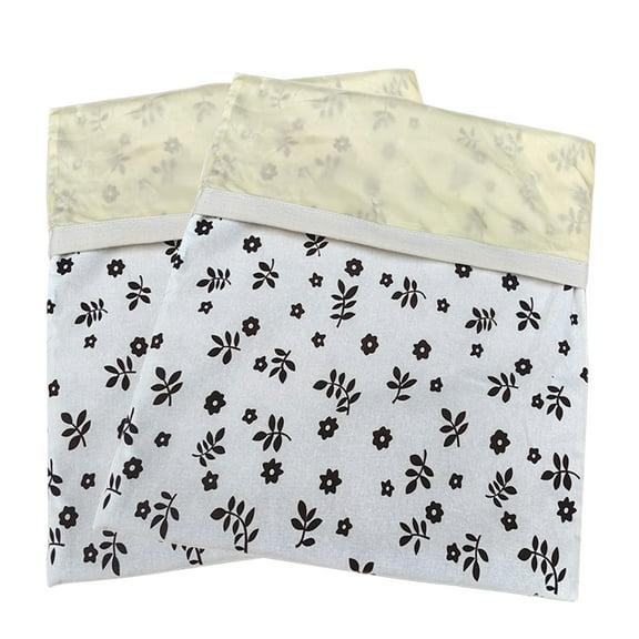 Ackssi Reusable Beeswax Bread Bags - 2 Pack Bees Wax Food Wraps, Homemade Sourdough Bread Storage, 2-in-1 Linen Cotton Large Freezer Container Home Baking Accessories with Lining (B1)