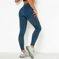 thumbnail image 2 of Leggings de yoga elásticos de cintura alta para mujer - Pantalones de fitness con efecto push up para correr, 2 of 4