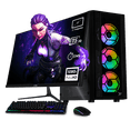 thumbnail image 1 of Computadora Escritorio Completa Xtreme PC Gaming Intel Core i9 12900 16GB SSD 1TB Monitor 27 75Hz WIFI Black juegos casuales, trabajo y estudio, 1 of 6