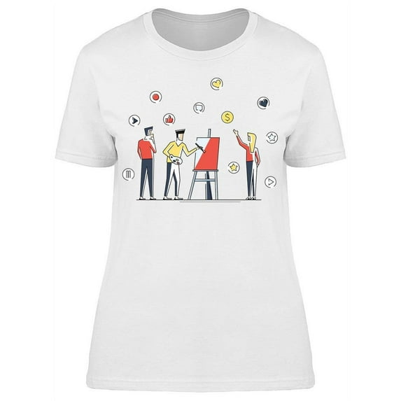 Awesome Painter Artists T-Shirt Women -Image by Shutterstock, Female x-Large