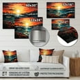 thumbnail image 4 of Designart "Surf and Turf Beach Photography II" Nautical & Beach Metal Wall Art Prints, 4 of 5