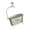 Large white, variant on Retros Styles Iron Plant Pots With 3D Faucet Elevated Stand Home Gardening Plant Container For Flowers Indoor Outdoor