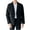 Black, variant on Mens Jacket Men's Solid Color Leather Suit Fashionable No Iron Plus Leather Suit Black L