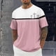 thumbnail image 1 of Tops para hombre, blusas y camisas de cuello redondo y manga corta para hombre, blusas casuales de moda con cuello redondo y manga corta, blusas para hombre, blusas de poliéster para hombre, 1 of 5