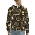 thumbnail image 7 of Kdxio coffee shop house Print Womens Oversized Hoodies Sweatshirts Hooded Pullover Tops Sweaters Casual-XX-Large, 7 of 7
