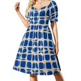 thumbnail image 3 of Vestido de verano de manga corta para mujer, vestido de noche para mujer 2025, 3 of 7