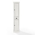 thumbnail image 1 of Crosley Brands CF7019-WH Seaside Tall Linen Cabinet, Distressed White, 1 of 10