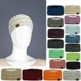 thumbnail image 1 of Exclusives Womens Head Wrap Lined Headband Stretch Knit Ear Warmer, 1 of 8