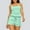 Green, variant on Blmnix Sexy Pajamas Women Pjs Sets Pajama Sets Shorts Sleepwear Sets Crew Neck Slim-Leg Sleeveless Pink Cropped Soft Pajama Set for Women,XL